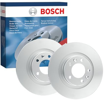 Bosch BD1657 Discos de freno, certificación ECE-R90, 1 juego de 2 discos