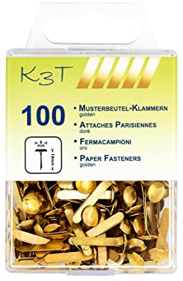 K3T Musterbeutelklammern, 100er Packung, Art.Nr. 48349