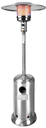 LACOR - 69400 - Calentador Terraza a Gas Con Reflec Inox 12000 w
