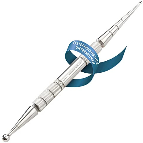REMOS Akupressurstift & Meridianstift Edelstahl 13 cm Kugel Ø 2/4,5 mm