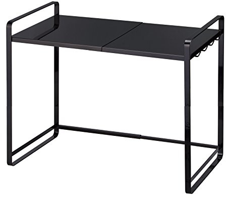 YAMAZAKI 3131 Tower Extendable Rack, Black, Steel, 47.575 x 35 x 50 cm