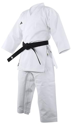 adidas Kimono de Karaté Club (Couleur : Blanc - Taille : 170 - Broderie :)