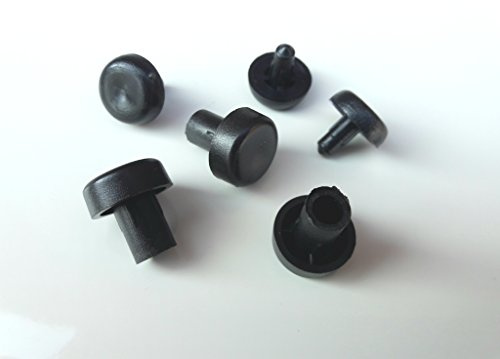 30 Stück Möbelfuß Möbelgleiter mit 8mm Zapfen/Bolzen Ø16mm (8mm Zapfendurchmesser)