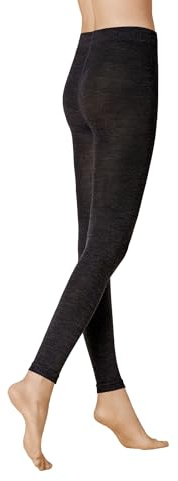 KUNERT Damen Leggings Soft Wool Cotton ohne Gummifäden anthrazitmel 44/46