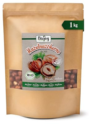 Biojoy Avellanas Crudas BÍO (1 kg), peladas y enteras, sin sal