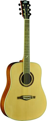 EKO GUITARS - ONE D150 Natural, Guitarra Acústica Dreadnought Serie ONE, Tapa en Abeto Sitka laminado, Aros y Fondo en Caoba Sapeli laminada