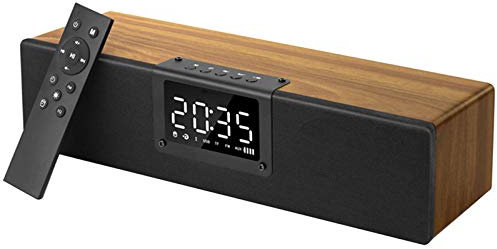 LXLTLB Soundbar Hifi Surround Sound, subwoofer 2600mah Lithium Battery Cloth Mesh + Mirror Display Multifunctional Audio, 5.0 Bluetooth Smart Chip