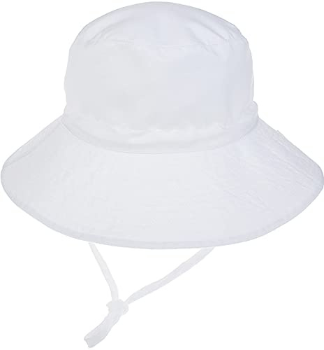 Malaxlx Unisex Baby Sonnenhut Kleinkind Kinder Fischerhut Sommerhut Breiter Krempe Strandhut für Mädchen Jungen