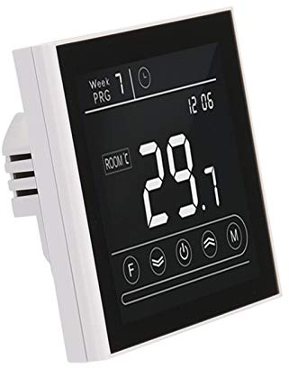 Contrôleur de température, thermostat sans fil pour chaudière électrique, eau et gaz (Color : White, Voltage : MK 70GA WiFi 3A)