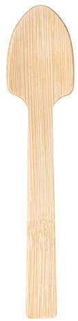 García de Pou 100 unidades - Cucharillas Café 10,5 Cm Natural Bambú