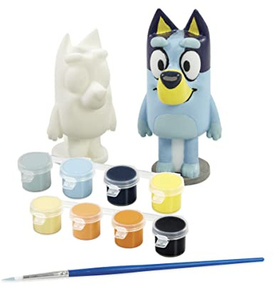 Character Options 07836 BLUEY and Bingo Paint-UP - Juego de figuras de yeso