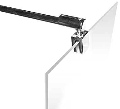 Schulte barre stabilisation chromée recoupable 122 cm douche verre 5/8mm
