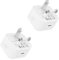 USB C Plug, 25W 2Pack USB C Fast Charger Plug Power Adapter for iPhone 16/15/14/13/12/11 Pro/Pro Max/XS Max/XS/XR/X/SE 2022/10/8, iPad, Samsung Galaxy, Fast Charger USBC Type C Plug UK Power Adapter