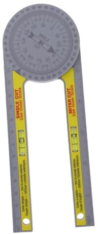 OSALADI 2stücke Miter Protractor Winkelmesser Für Holzarbeiten Präziser Messwinkel Mit Zwei Skalen Für Exakte Gehrungsschnitte Und Vielseitige Anwendungen Der Tischlerei