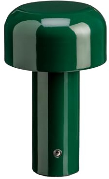 Luxus - Tischlampe Touch - Luna - Grün - H30 x Ø16 - Terrassenlampe - Schreibtischlampe - LED - Wiederaufladbar - Dimmbar - Kabellos - Batteriebetrieben - Tischlampe für innen und außen