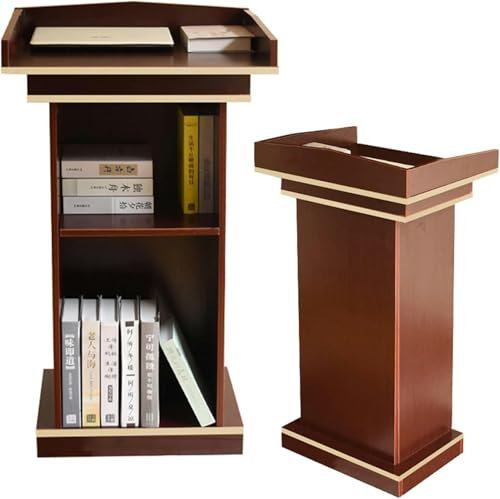 GFXYQPDNV Podium Ertril Podio Stehend Für Kirche, Kanzel Großes Holz Mit Aufbewahrung, School Tischveranstaltung Professor Einkaufszentrum Hochzeitsrestaurant Büro