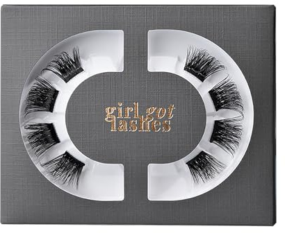 GirlGotLashes Mini Box Drama Edition Nr. 5 - Wimpernextensions für Zuhause - 1 Wimpern Paar - Lashes mit 5-7 Tagen Halt - Vegan - Handgemacht