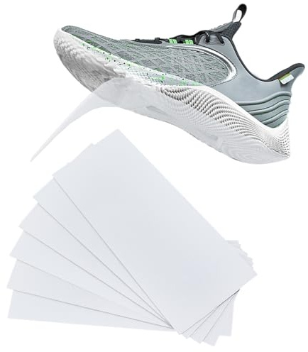 NICENEEDED 6 Paquete de Protectores de Suela para Zapatillas, Protectores de Suela Transparentes Autoadhesivos Protector Antideslizante para Zapatos, Funda Protectora Autoadhesiva
