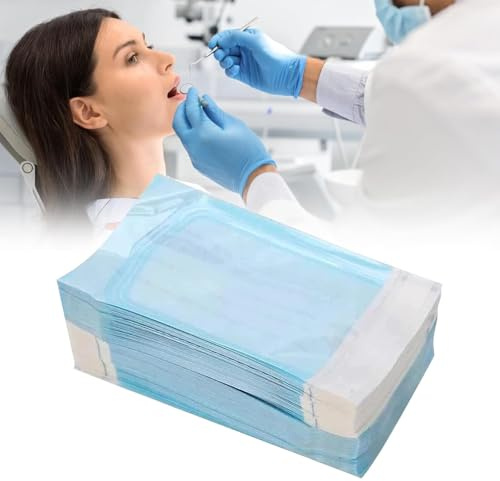 Sacchetto Di Sterilizzazione,Buste Per Sterilizzazione,200pcs Sacchetto Per Sterilizzazio,Sacchetti Per Autoclave,Sacchetti Auto Sterilizzazione,Sacchetto Sterilizzazione Autosigillante(57 X 130 MM)