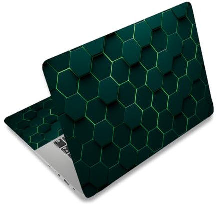 PLIGREAT 15 Inch Laptop Skin Stickers Cutable Universal Size Fits 12 13 13.3 14 Laptop Removable Waterproof Notebook Art Decals PC Protector Cover Sticker, Technology Hive