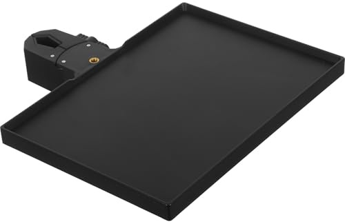FOYTOKI Organisateur de Beauté Noir en Abs Plateau pour Faux Cils et Vernis, Support Flexible et Mobile pour Salons de Manucure et Installations à Domicile