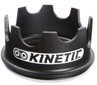 Kinetic Drehtisch Riser Ring Vorderradständer-Schwarz, Einheitsgröße