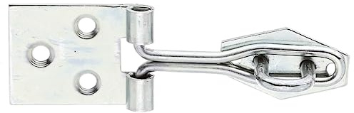 Alberts 348205 Überfalle | mit Schlaufe | galvanisch verzinkt, dickschichtpassiviert | 80 x 26 mm