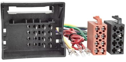 tomzz Audio 7003-012 Radio Adapter Kabel kompatibel mit Audi VW Skoda Seat Quadlock auf 16pol ISO Norm