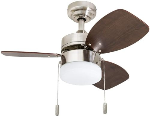 Honeywell Ceiling Fans Ocean Breeze Modern 30 Inch Ceiling Fan with Light