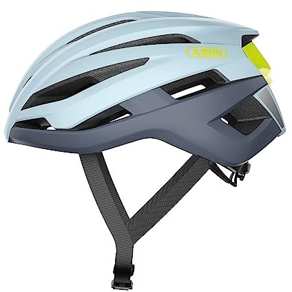 ABUS Rennradhelm Stormchaser - Leichter und komfortabler Fahrradhelm für professionellen Radsport, Grau (light grey), M (52-58 cm)