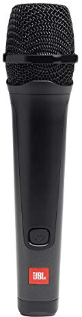 JBL PartyBox Mic 100: Wired Dynamic Vocal Mic with Cable (3M), Quality Performance, Wire Mesh Cap with Windscreen, Easy to Use, Cardioid Polar Pattern, Premium Industrial Design (Black)