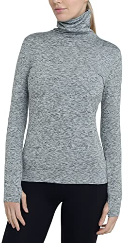 TCA Damen Warm-Up Trichterkragen Thermo Lauf Oberteil