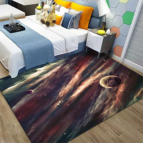 DJHWWD Outdoor Teppich Bunt Mehrfarbig fleckerlteppich Teppich Jugendzimmer Jungen Raumplanet Waschbar 200x300cm kuschelige teppiche Camping Teppich Für Draußen