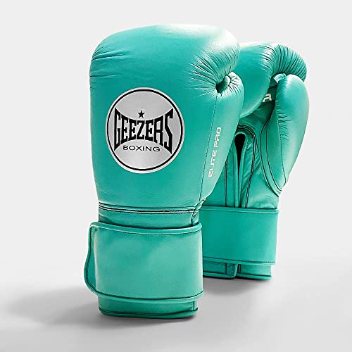 Geezers Boxing Elite Pro 2.0 Hook & Loop Sparring/Training Gloves - Mens, Womens Boxing Hook & Loop gloves - sparring gloves - ideal for heavy duty punch bags