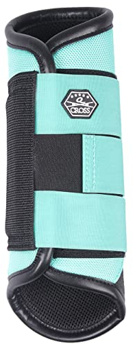 ARBO-INOX Gamaschen mit Kevlar® Vielseitigkeitsgamaschen für Hinterbeine (XL, Mintgrün)