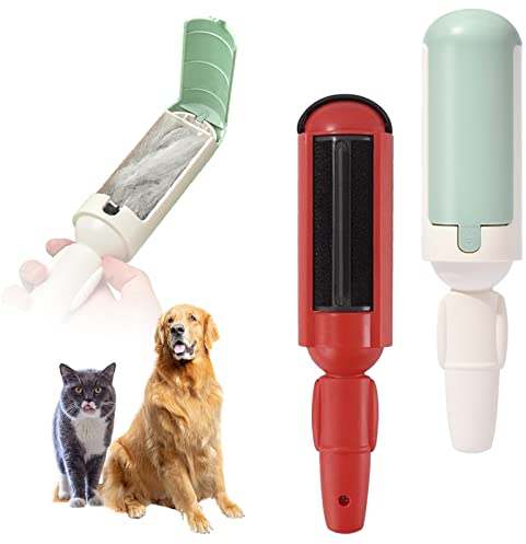 71Nmly 2pcs Pet Hair Remover Roller,Reusable Animal Hair Remover Brush,Pet Fur Remover for Dog Cats,Easy to Clean Fixed Areas Pet Fur for Bedding,Sofa,Carpets, Furniture, Clothes etc