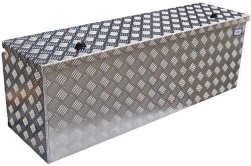 DE HAAN Box HUW - 1140x340x400 mm boîte de Timon en tôle d'aluminium à Damier -