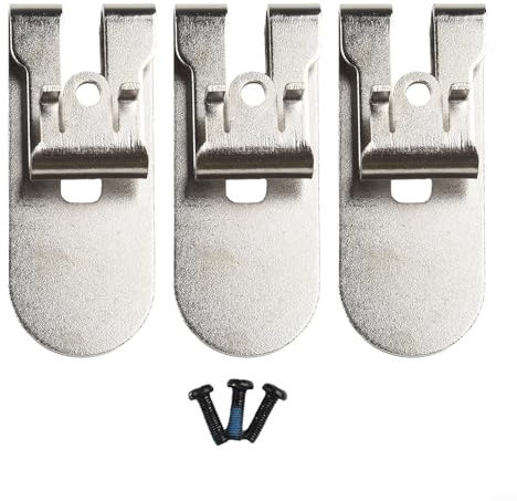 Emiif Kit de clip de gancho de cinturón N435687 para destornillador DCF620 DCF620B DCF622 DCF622 para taladro