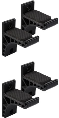 Kisangel 2 Paar Bogen Zur Wandbefestigung Bogenschützen Aufhänger Bug-Kwik-ständer Ständer Für Bogenschießen Selbstklebender Bogenschießständer Bogengestell Bügelhaken Zubehör Krawatte Abs