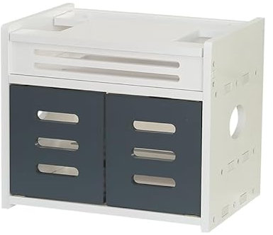 Kabelmanagement Box Massivholz-Router-Aufbewahrungsbox, WLAN-Regal, Katzen-Aufbewahrungsstecker, Reihe, Wohnzimmer, Set-Top-Box, Rack, Sockel-Abdeckungsbox Kabelkasten