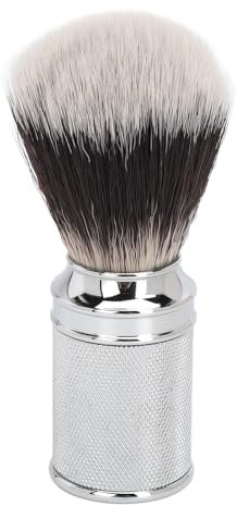 Sonew Herren Rasierpinsel, Metallic Silber Rasierpinsel, Herren Rasiercreme und Seifenpinsel für den Heimgebrauch Im Salon