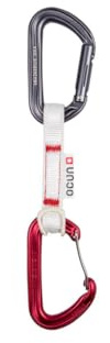 Ocun Hawk Qd Combi Bio-dyn-Ring 15 Mm-10 cm 6-Pack Rot - Leichtes technisches Express-Set, Größe 10 cm - Farbe Red