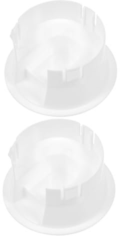 Amosfun Kettle Lid Accessories - Coperchio per caraffa dell'acqua in plastica con design del filtro 2 pezzi, ideale per tè freddo e caldo, 7.70 x 7.70 x 4.00 cm, colore bianco