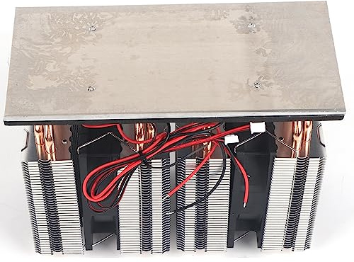 Gearwell Modulo Peltier Raffreddatore, Sistema Raffreddamento Semiconduttore Portatile, Piastra Refrigerante Termoelettrica Fai-da-te per Piccoli Spazi, Raffreddatore Semiconduttore