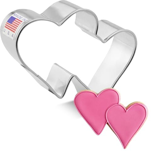 Keksausstecher Herz -7,6 cm - Herzen Ausstechformen von Ann Clark USA