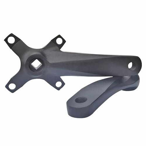 SELiLe Fahrräder Kurbelgarnitur 152mm Aluminiumlegierung Direct Mount Kurbelarm Set Schwarz Kurbelgarnitur Ersatz Für Mountainbikes