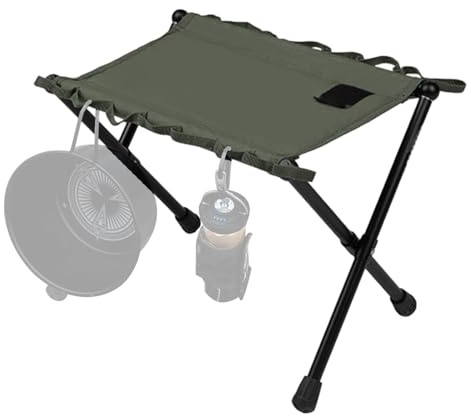 Générique Sgabello pieghevole in alluminio, sgabello pieghevole all'aperto, campeggio portatile Chigh sgabello pieghevole, spiaggia da giardino piccola seduta donna mobili per uomo per marito