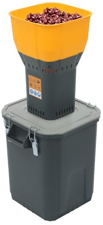 WindWilder Elektrische Getreidemühle mit 5 Siebe, 1kW 30L Getreidemühle Mühle 19000 RPM, Getreidemühle Elektrisch für Getreide Mais Getreide Weizen Futtermittel Mühle, 300kg/H (30L, 33x31x80cm)