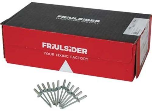 CF RIVETTO A STRAPPO ALLUMINIO TESTA LARGA FRIULSIDER MM 4,8X12 TESTA MM 14 CF=PZ 500