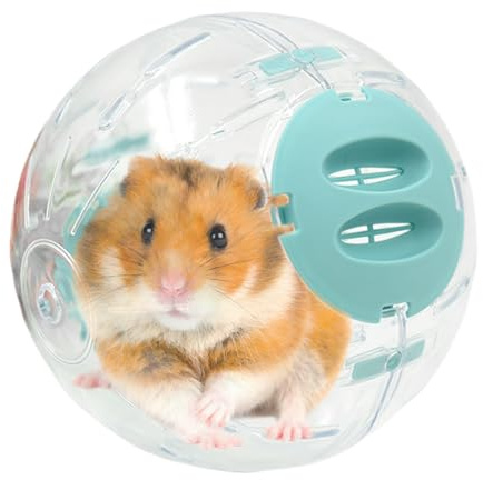 Grande Boule pour Hamster, Jouet Silencieux Transparent pour Rongeurs, Fournitures pour Petits Animaux pour Jeu Intérieur Et Extérieur pour Chinchilla Cochon d'Inde Furet Gerbille Et Activité